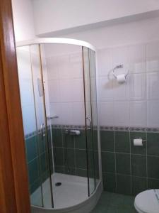 Koupelna v ubytování Hotel Tranzzit