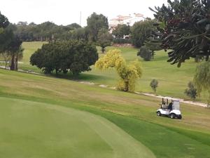 ビジャマルティンにあるEl Mirador de Villamartin IIのゴルフ場でのゴルフカート