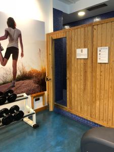 The fitness centre and/or fitness facilities at Silken Monumental Naranco