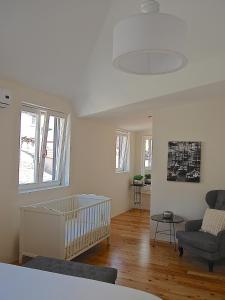 Postel nebo postele na pokoji v ubytování Top Flat