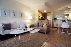 Χώρος καθιστικού στο Apartamento El Cabo l