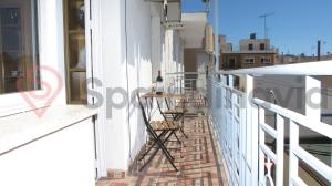 Ein Balkon oder eine Terrasse in der Unterkunft City apartment Puerto De Mazarron