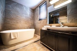 Koupelna v ubytování Best Louis Hamilton Hotel Haeundae
