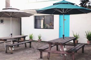 Patio nebo venkovní prostory v ubytování Pacific Paradise Motel