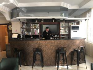 Lounge nebo bar v ubytování Hotel Topkapı