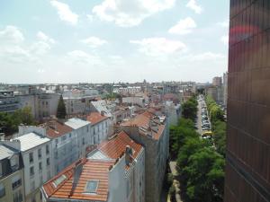 a view of a city from a building at ibis budget Paris Porte de Vincennes in Paris