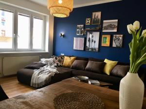 Posedenie v ubytovaní Blu Apartment in Old Town