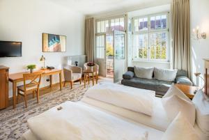 Posezení v ubytování Hotel Brandies an der Messe
