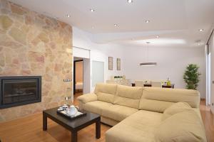 Posezení v ubytování Apartment Can Xus