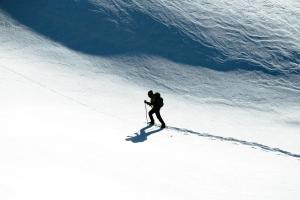 Apartment with beautiful views in Zermatt v zimě