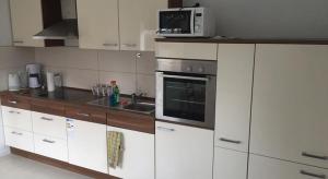 Η κουζίνα ή μικρή κουζίνα στο Ferienwohnungen Elvano