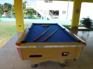 Biliár nebo kulečník v ubytování La Casona Beach House