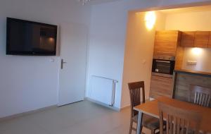 Kuchyň nebo kuchyňský kout v ubytování Lipno Apartmany Frymburk III.