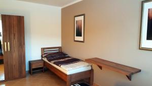 Postel nebo postele na pokoji v ubytování Lipno Apartmany Frymburk III.