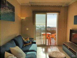 A seating area at Apartamento Picasso