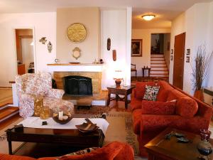 Posedenie v ubytovaní Villa Blue. Two storey house, 100 meters from sea