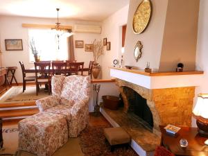 Posedenie v ubytovaní Villa Blue. Two storey house, 100 meters from sea