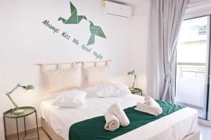 Krevet ili kreveti u jedinici u okviru objekta SilkFab Apartments