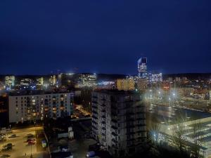Výhľad na mesto Gdansk alebo výhľad na mesto priamo z apartmánu