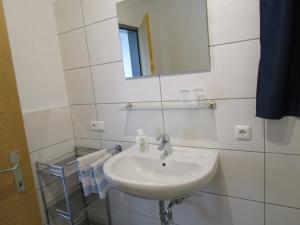 Kúpeľňa v ubytovaní Ferienwohnung Huber