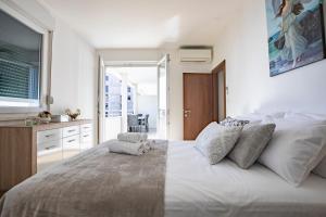 Postel nebo postele na pokoji v ubytování Adriatic dream