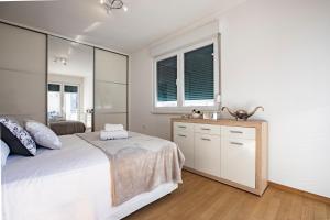 Postel nebo postele na pokoji v ubytování Adriatic dream