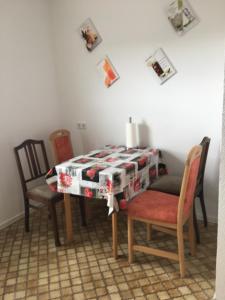 Posezení v ubytování Ferienwohnung Im Bachgrund