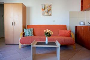 Istumisnurk majutusasutuses Apartment Orange