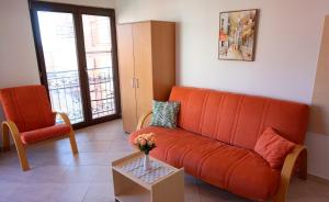 Istumisnurk majutusasutuses Apartment Orange