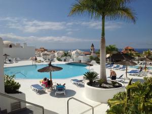 a view of the pool at a resort at Apartment luxury complex near the sea in Adeje