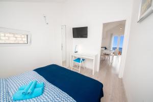 Postel nebo postele na pokoji v ubytování Sea Pearl Residence - Top beachfront location apartments in Bol centre