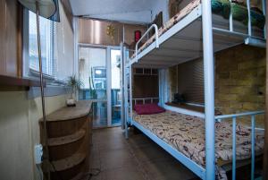 Postel nebo postele na pokoji v ubytování Hostel Kyiv-Art