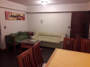 Posezení v ubytování El Colorado Habitamar