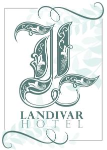 an illustration of a letter l with a floral pattern at Hotel Landivar Zona 7 in Guatemala