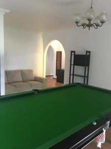 a living room with a pool table and a couch at 6677 in Glen Waverley