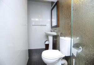 Koupelna v ubytování Vendol Sky Resort