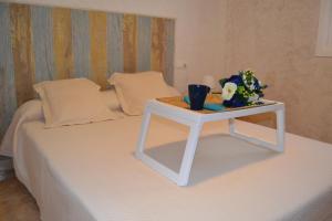 Postel nebo postele na pokoji v ubytování Salou apartamento cerca de playa y zona turística