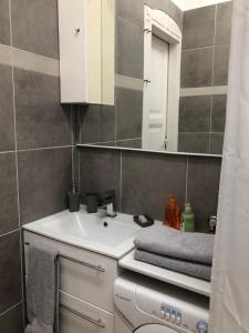 Η κουζίνα ή μικρή κουζίνα στο Fehérhajó 12-14