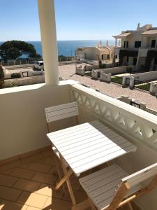 
A balcony or terrace at Seaview Benagil Villa
