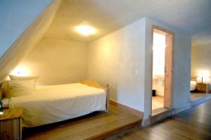 Postel nebo postele na pokoji v ubytování Hotel Aegidienhof