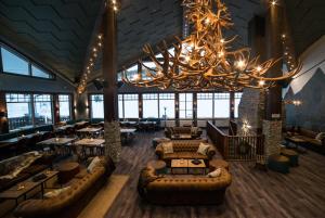 Posezení v ubytování Mountain Lodge