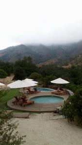 Pemandangan gunung umum atau pemandangan gunung yang diambil dari lodge