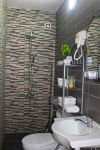 Koupelna v ubytování Hotel Kika