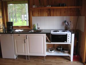 Dapur atau dapur kecil di Jotunheimen Feriesenter