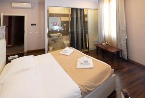 Antico Hotel Moderno客房内的一张或多张床位