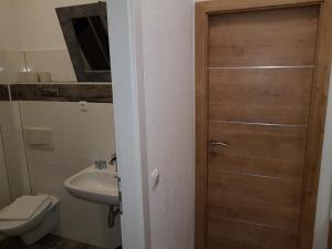 Kupatilo u objektu Pension Central Semmering