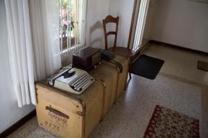 Istumisnurk majutusasutuses Hostal Bogotá Real