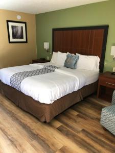 Postel nebo postele na pokoji v ubytování Knights Inn Motel