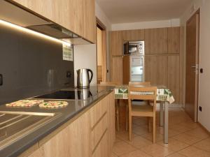 Kuchyň nebo kuchyňský kout v ubytování Residence Alba Nova