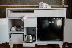 Kuchyň nebo kuchyňský kout v ubytování A.LIST HOTEL